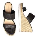 Stuart Weitzman  7.5 MYKONOS 2-Strap espadrille wedge woven jute wide straps​ Photo 0