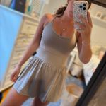 Beige Spandex One Piece Outfit Gray Size XS Photo 0