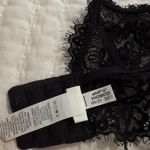 Aerie  Black Lace Bralette Wireless Sz M Medium Removable Lining Photo 8