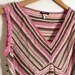 J.Crew striped V neck knit top Photo 2