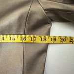 Worthington Jacket Genuine Lambskin Leather Metallic Bronze Career Office S Photo 4