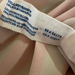 Anthropologie Leifsdottir Piano Striped Asymmetrical Silk Dress Red Cream Size 10 Photo 10