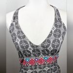 Stetson  Gray and Pink Halter Neck Knee Length Cotton‎ Dress Western Size Medium Photo 1