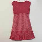 Athleta  Burgundy Patterned Mini Dress Photo 1