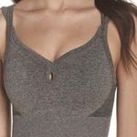 Zella body rhythm gray sports bra strappy back women size Large Photo 0