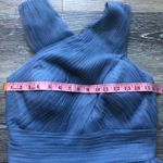 Belsoie Blue Gray Sleeveless Bridesmaid Dress 8 Photo 4