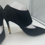 Victoria's Secret Victoria’s Secret Suede‎ Metal Heel Sexy Cut Out Shoe Photo 0