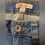CAbi  Jeans Womens Size 8 Light Wash Ankle Zip Cropped Skinny Denim Jeans Photo 2