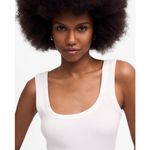 Madewell  Regenerative Cotton Ribbed Scoopneck Tank Top Womens White XL NWT Photo 3