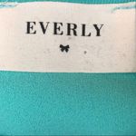 Everly Mint Green Size Large Scalloped Sleeve Dress Photo 6