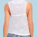 We The Free Summer Thing White Sleeveless Turtleneck Top Sz M Photo 1