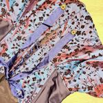 Sleeveless color changing corset top shirt with bows and string bustier shirt Blue Size XL Photo 6