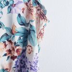 EXPRESS Floral Mock Wrap Bodysuit Photo 4