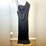Misha Emer Jumpsuit Off Shoulder Asymmetric Neckline Black Evening‎ Party Size 4 Photo 3