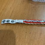 Juicy Couture Pam Gela E-Rhinestone Woven Bracelet Coral with Silver Crystal NWT Photo 5