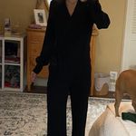Diane Von Furstenberg Diane Von Furstengerg Black Wrap Jumpsuit  Photo 2