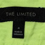 The Limited  Women’s Sz 4 Lime Pencil Skirt Career Textured Knee Hem City Chic Photo 8