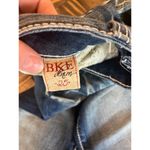 BKE  Denim Culture Cropped Jeans Women 25 Y2K Grunge Western Cowgirl Thick Stitch Photo 2