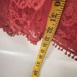 SheIn Cover Up Womens One Size Embroidered Mesh Lace Plunging Neck Lace Boho Photo 5