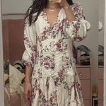 Zimmermann  honor corset dress in floral cream Photo 0