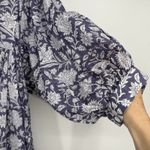 Daughters Of India Kyra Midi Dress Blue Iris S Floral Cottage Beach Resort Relax Photo 6
