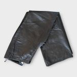 Gap Vintage Y2K  Leather Low Rise Trouser Pants Brown Women's size 14 Grunge Photo 2
