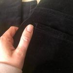 Kate Spade Broome Street Black Velveteen Pants NWT Womens 24 Velvet Ankle Jeans Photo 3