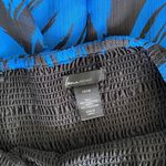 Lane Bryant  Strapless Maxi Dress Leaf Print Blue Feminine Party Vacay Chic 14/16 Photo 7