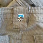 Kuhl  Horizn Gray Cargo Hiking Pants Rip Stop Fabric Size 14 Short Photo 4