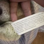 ZARA  Sweater Womens XL Rainbow Pastel Striped Knit Balloon Sleeves NEW Photo 4