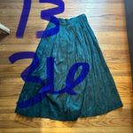 Susan Bristol Dark Green Pleated Skirt Photo 7