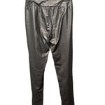 SheIn Black Faux Leather Skinny Pants High Waist Leggings Medium/6 Photo 1