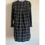 Madewell  Collarless Shirtdress in Windowpane Photo 3