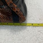 Edmond Bassetti Vintage Snakeskin Leather Shoulder Bag Brown Photo 5