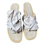 Timberland  Hempstead Wedge White and Tan Leather Sandals Size 9M Photo 2