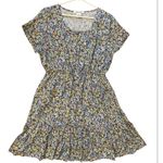 Passport Blue Floral Midi Flowy Dress size XL NWT Photo 1