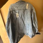 Distressed Denim Jacket Size M Photo 1