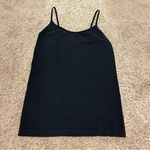 One Step Up Black Spaghetti Strap  Tank Top Photo 0