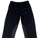 Lysse  Tummy Control Black Pull On Equestrian Suede Insert Leggings Photo 0