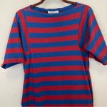 Tory Burch  Rugby Striped Short‎ Sleeve Preppy Maxi Dress Size XXS Photo 6