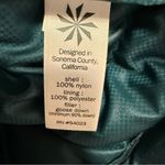 Athleta Goose Down Lightweight Puffer Parka Winter Jacket Coat Green Small Photo 8