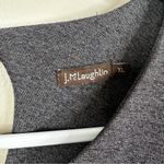 J. McLaughlin  Dress Womens XL Gray Leopard Animal Print 3/4 Sleeves Office Wear Photo 7