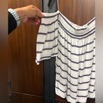 Rails  White & Navy Off-Shoulder Blouse! So cute perfect for the 4th! Women’s M! Photo 3