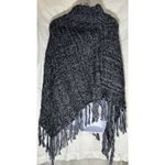 Time and Tru Grey Turtleneck Poncho One Size Size undefined Photo 1