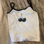 Tilly's  cherry tank crop top Photo 0
