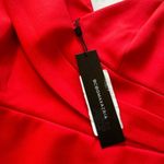 BCBGMAXAZRIA NWT  Draped Mini Evening Dress Size 0 Christmas New Years Glam Photo 7