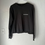 John Galt HELLRAISER Dragon Graphic Long Sleeve Crop Top Black 2016 Grunge Photo 2