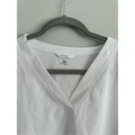 Carhartt force women’s v neck scrub short sleeve top white pockets size 2X Photo 4