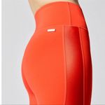 Alala Womens Red Crop Vamp Tight Legging Size Small Lava Red High Rise NWOT Photo 3