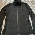 Columbia  Fleece Jacket Full Zip Up Black Womens M Medium Photo 0